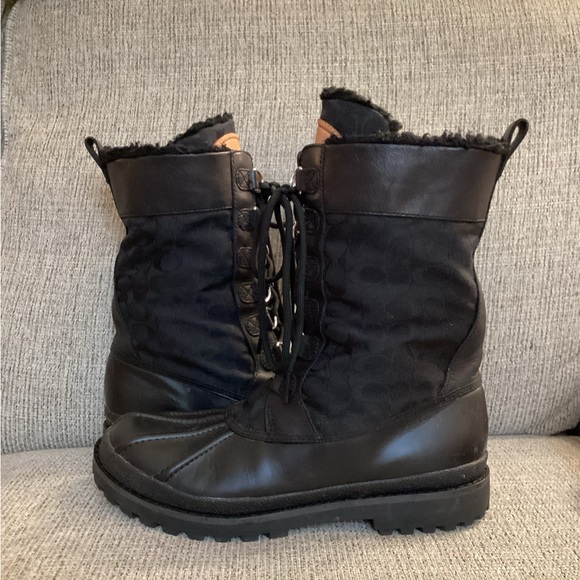 Womens Coach All Weather Boots-size 81/2 - Picture 9 of 14